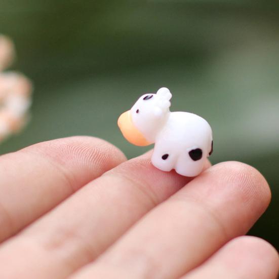 20 шт. миниатюрная фигурка молочной коровы крошечная ферма животное кукольный домик микропейзаж сказочный сад украшение реквизит