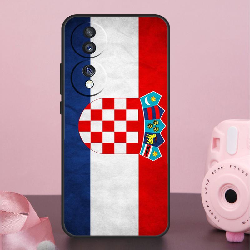 Чехол Флаг Хорватии Для Honor Magic 7 5 6 8 Pro X9a X9b X9c X9d X8b X8c Win RT 50 70 90 200 400 Lite Обложка