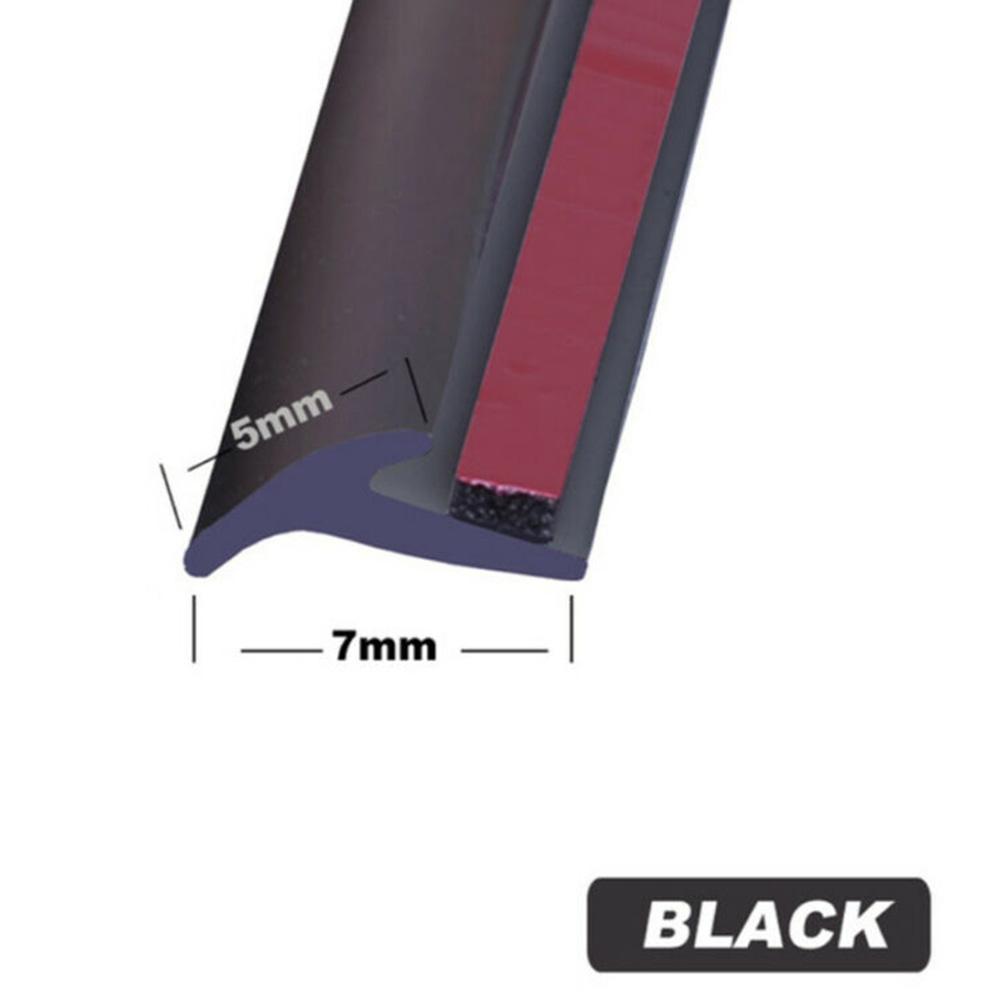 Shape T-Type 5M Car Door Seal Strip Rubber Noise Insulation Anti-Dust Soundproof Car Seal Strong 5M Adhensive For Car Edge Trim