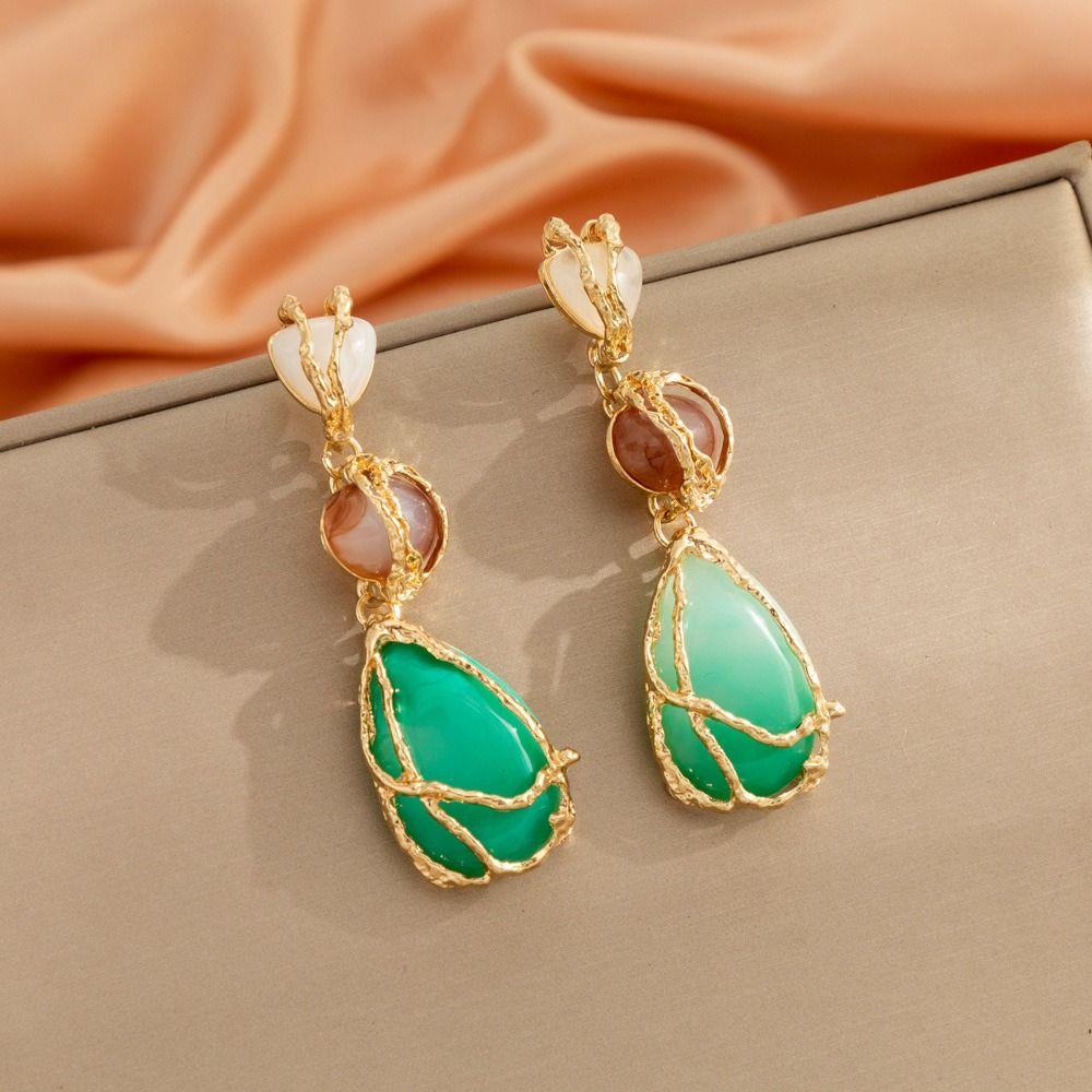 Minority Design Geometric Earring Korean Style Water Drop Dangle Earring Sweet Vacation