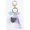 Bunnyland Sanrio Characters Figure Keyring, Kuromi, 1 Piece, a Popular Character In Korea