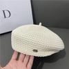 Women's Fashion Beret Hat, Breathable Versatile Painter Crochet Hat For Spring Autumn
