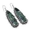 Kambaba Jasper Gemstone Handmade 925 Sterling Silver Jewelry Earring 3.07" I1z33
