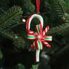 Festival Christmas Candy Cane Ornaments Cartoon Christmas Tree Pendant  Holiday Decor