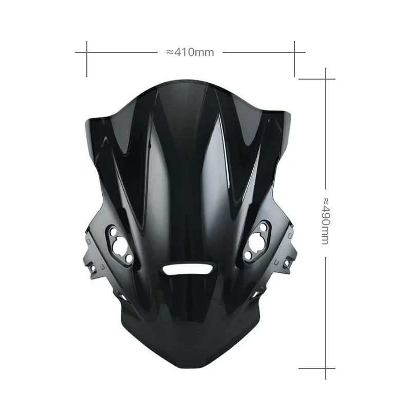 Original 675 SR-R Windscreen for 675SR 675SRR 675SS Windshield Motorcycle Accessories Wind Deflector Double Bubble Screen