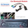 Автомобильный Bluetooth-совместимый 5.0 AUX Кабель МИК Hands-Free MINI ISO Штекер Адаптер Стерео Аудио AUX Bluetooth Модуль Для Renault 05-11