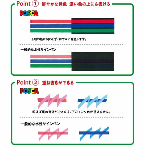 Mitsubishi Pencil Posca Medium Round Core 29 Colors All Color Set