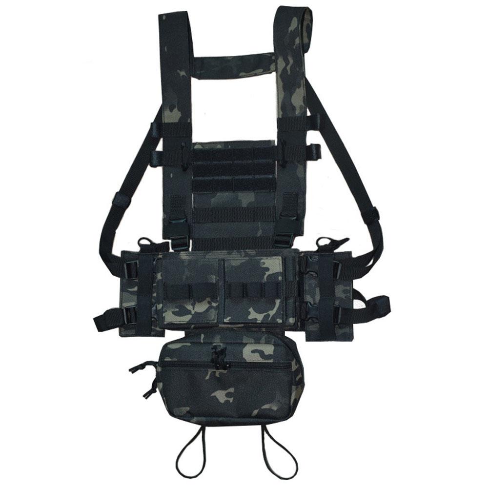 Tactical Vest Light Weight MK3 Combat Chest Rigs Outdoor Hunting Protection Horness Gears With Molle System.