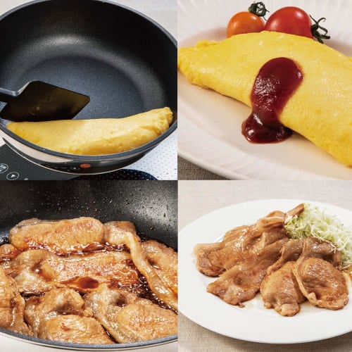 Hokuriku Aluminum Frying Pan, 28cm, Aluminum, Induction Compatible, Made In Japan, Even Heating, Time-Saving Frying Pan, Durable, Cast Aluminum, Heat-