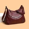 Bag Women's Multi-layer Crossbody Bag Large Capacity Fashion Soft Leather Shoulder Bag Retro Purse