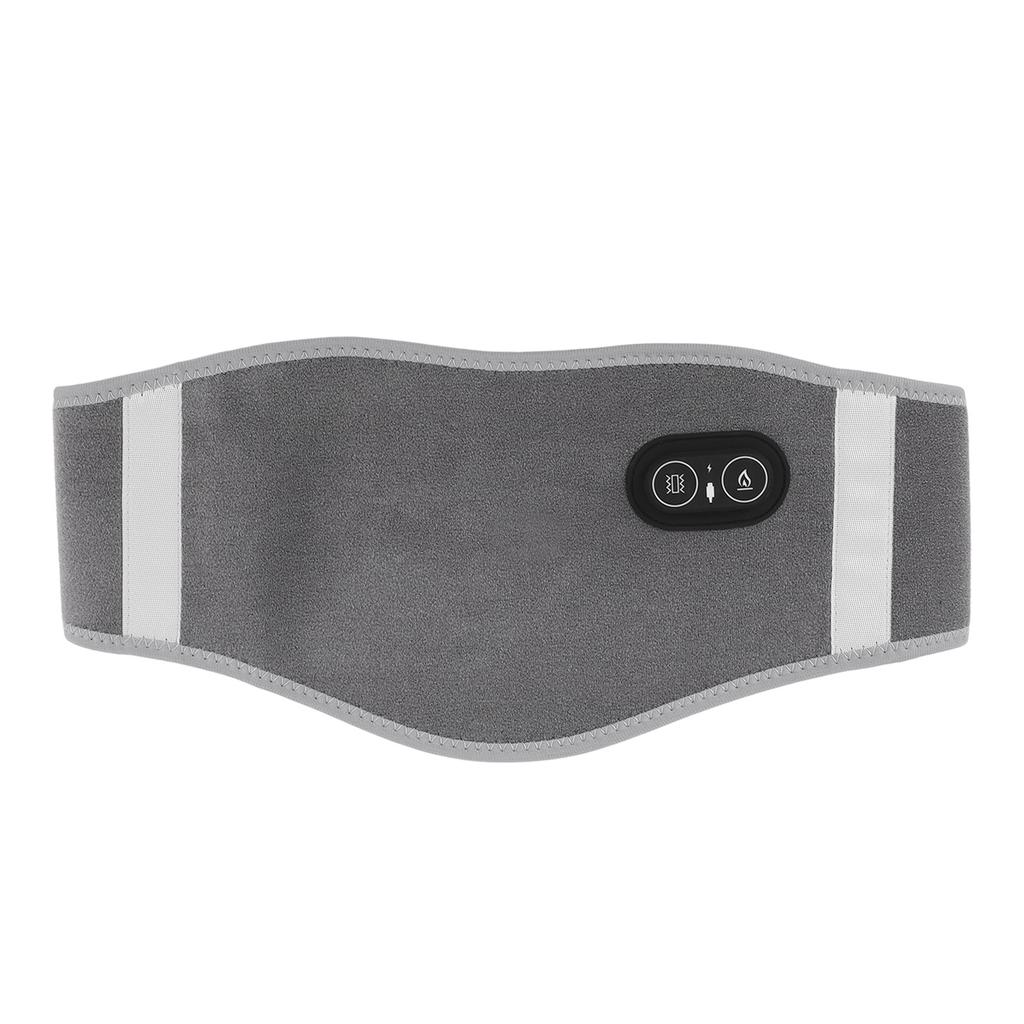 Back Heating Belt Carbon Fibre Heating 3 Vibration Modes 3 Temperature Controls Lumbar Heating Pad for Shoulder Abdomen
