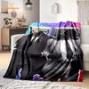 Skibidi Toilet Funny Flannel Blanket Flannel Warm Blanket Adults Printed Coverlet Man Cave Sofa Camping Decor Christmas Gift