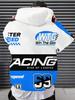 Winter and Autumn Men's Warm Hooded Sweatshirt with 3D Printings - Casual Fashionable Outdoor Streetwear Clothing