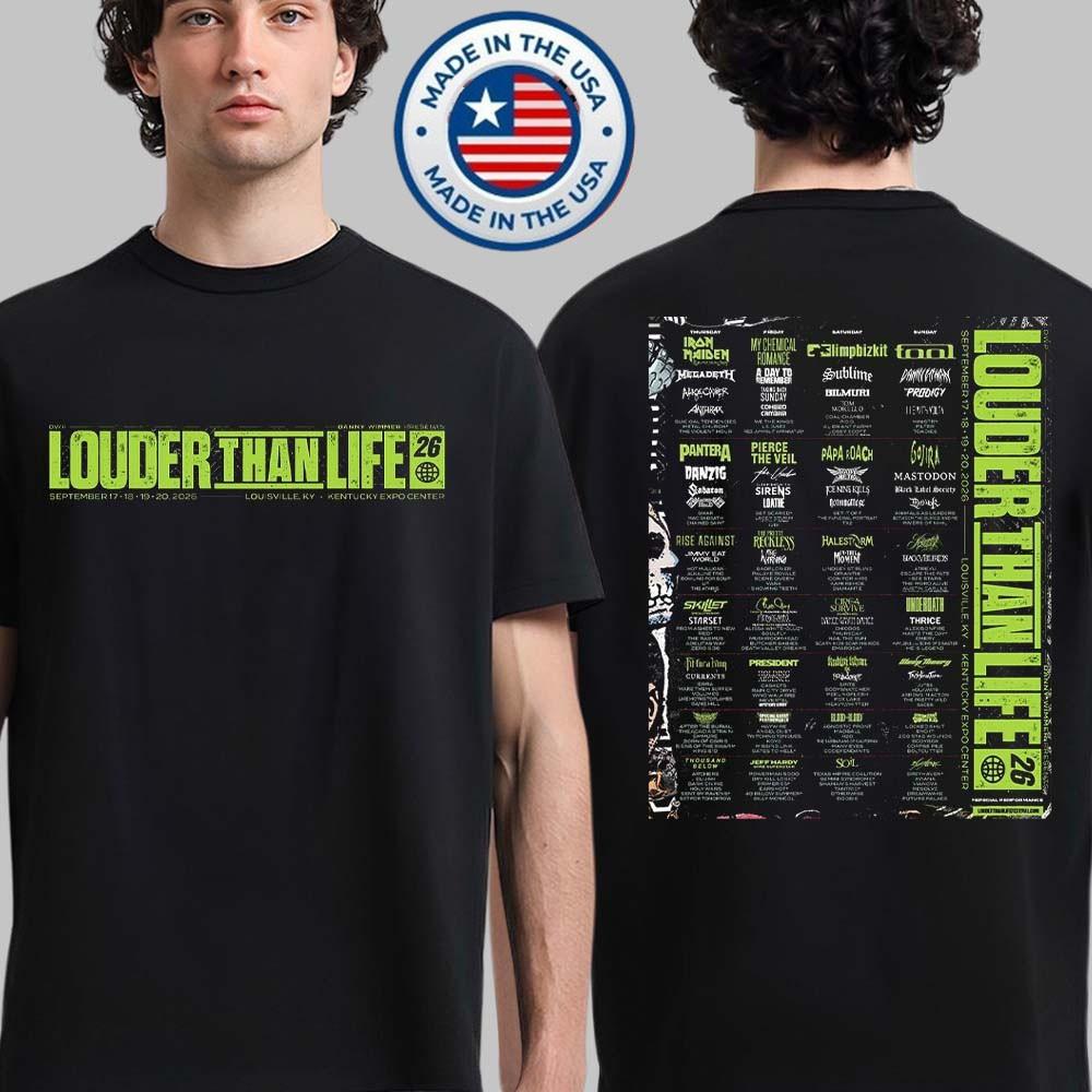 Футболка, вдохновленная мерчем фестиваля Louder Than Life 2026