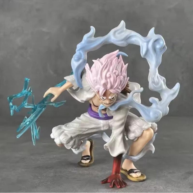 One Piece GK Приседающий Громовой Солнечный Бог Никалуфей Фрукт Второго Класса Пробуждение Аниме Ручная Работа Модель Украшение
