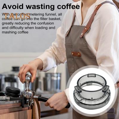 Воронка для дозирования кофе 54 мм для Breville, вмещает 21 г Воронка для кофе для Barista Express/Pro/Touch Уменьшает беспорядок, отходы Эффективный аксессуар для измельчения кофе