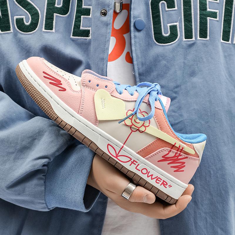 2024 Небольшая партия оригинального дизайна Sense Star Board Shoes Мужская весенняя дышащая повседневная спортивная универсальная немецкая тренировочная модная обувь на толстой подошве