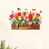 Tulip Flower Wall Stickers Peel and Stick Wall Decals Vinyl Floral Stickers