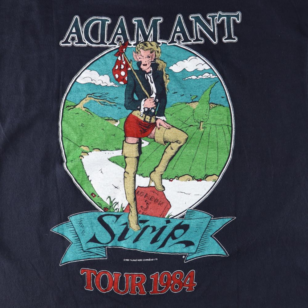 New 1984 Adam Ant Strip Tour T-shirt For men Women