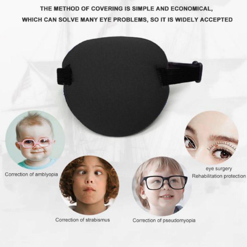 Soft Single Eyepatch 3D Amblyopia Eye Patches Single Eye Patch Cover Strabismus Eyes