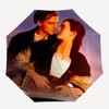 Love, Titanic Automatic Opening and Closing, 8 rib Structure Portable Umbrella, Suitable for Men and Women in All Seasons  Perfect Gift for