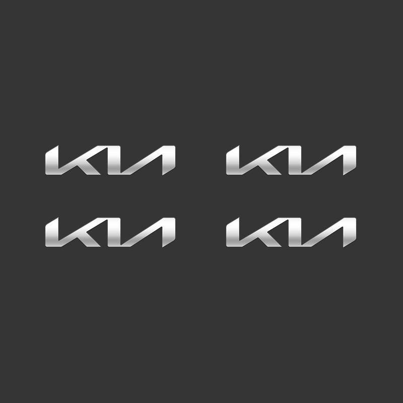 AUOBRS1 Metal emblem Auto Decor Decals Reflective Car Window Wiper Stickers For KIA K3 K5 Sorento Sportage Rio Car Accessories