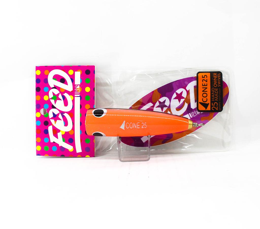 Feed Cone 25 Hand Made Wood Popper Floating Lure 25 grams 14 (4014)