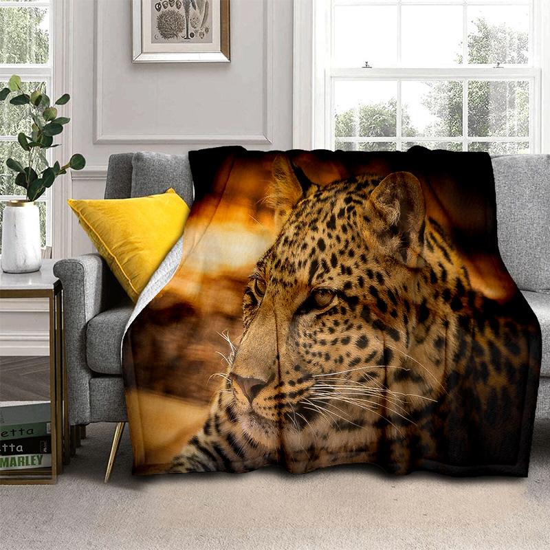 Одеяло с рисунком зверя, леопарда, гепарда, мягкое одеяло для дома, спальни, кровати, дивана, пикника, путешествия, офиса, одеяло, детское одеяло