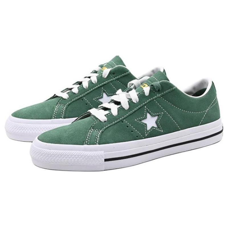 Converse Кеды низкие для скейтборда One Star Pro Vintage с нескользящей подошвой и амортизацией Унисекс Зеленый