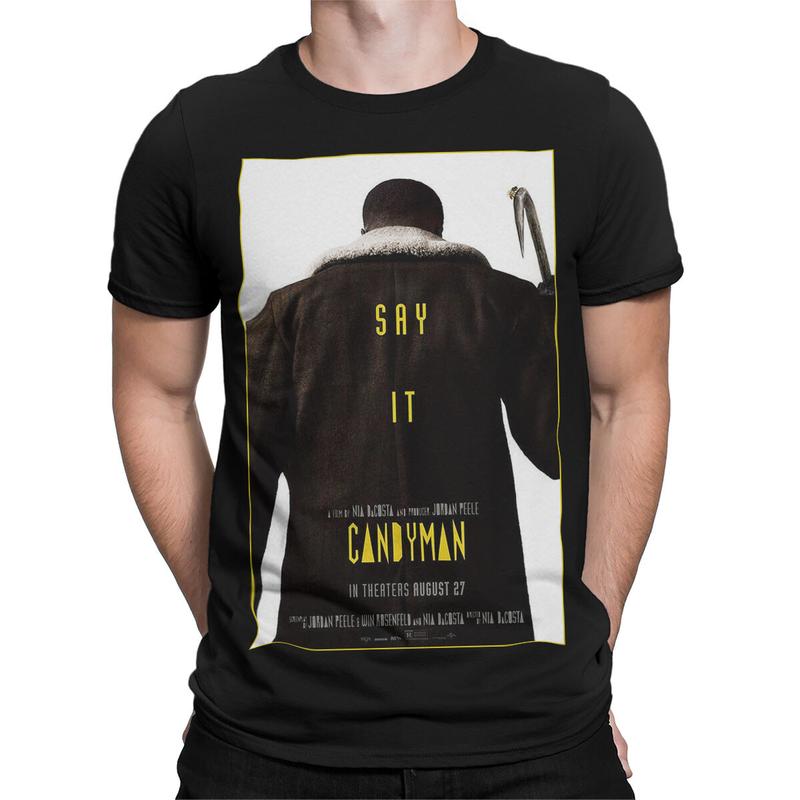 Candyman Say It Horror Movie Tee Graphic Unisex T-Shirt Graphic Tee