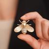 Design Insect Series Brooch Women Men Delicate Little Bee Brooches Crystal Rhinestone Pin Brooch Jewelry Gifts For Girl