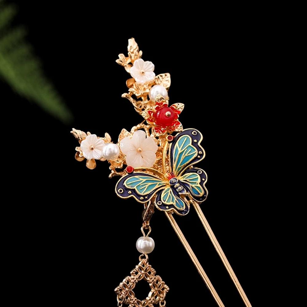Women Bride Accessories Jewelry Antique Chinese Hair Comb Hair Accessory Set Hair Stick Hairpin