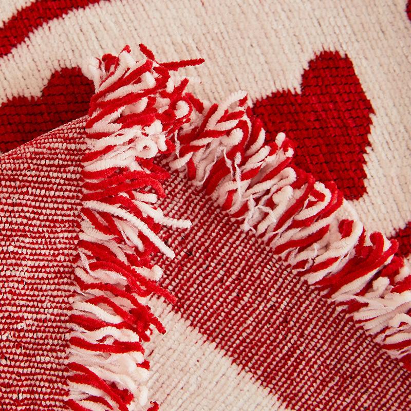 Праздничная красная подушка для дивана Four Seasons Универсальная композиция для украшений для свадьбы и свадебного зала Нескользящий чехол на сиденье Полностью покрытая ткань