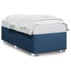 Bed Frame without Mattress Blue 80 x 200 cm Fabric