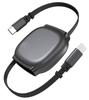 PD 111 Вт USB C на USB C Быстрая зарядка Выдвижной кабель данных Для iPhone11 16 Samsung Одноголовый Телескопический Автомобильный Зарядник Кабель данных