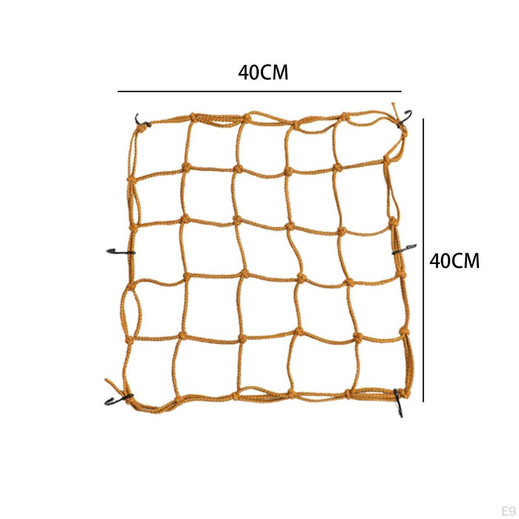 Cargo Nets for Motorcycle Heavy Duty Bungee Net Expansion Sundries Organizer Luggage Thicken Netting