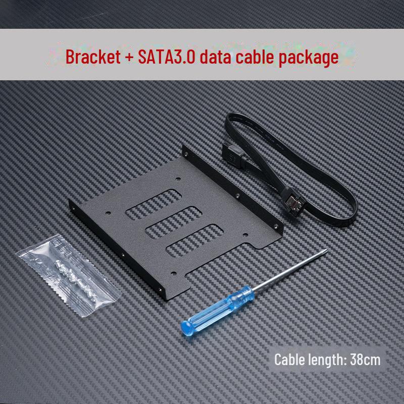Стойка для 2,5-дюймовых SSD-накопителей и 3,5-дюймовых HDD-накопителей с кронштейном для SSD-накопителя и кабелем передачи данных