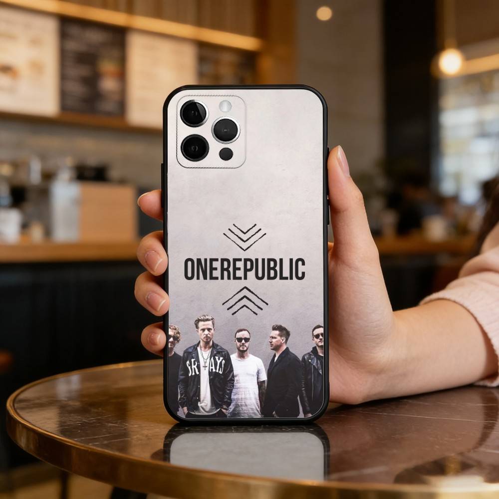 Поп-рок группа Onerepublic Мягкий силиконовый черный чехол, Чехол для телефона для iPhone 17,16,15,14,13,12,11 Plus,Pro Max,XS
