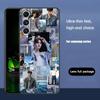 Чехол для телефона Star S-Song K-Kang для Samsung Galaxy S25 S24 S23 S22 S21 S20 Plus Ultra Note20 Мягкий Черный