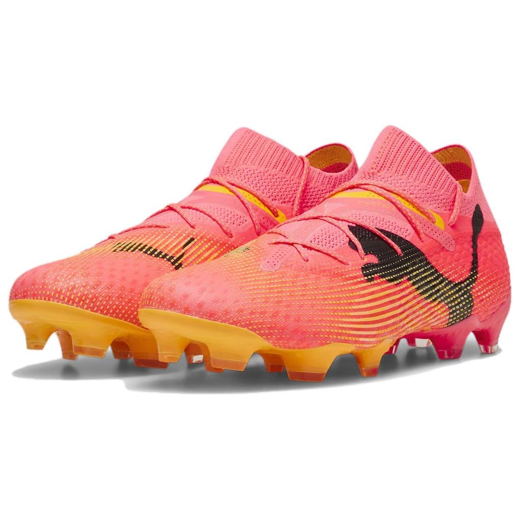 Puma Future Ultimate 7 FG AG Forever Faster Pack Unisex Sneakers Pink Sunset-Glow Black 107599-03