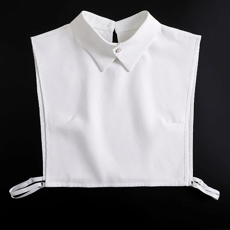 Formal False Collar Women Embroidery Faux Col Half Shirt Blouse Fake Collars Sweater Shirt Detachable Collars Accessories