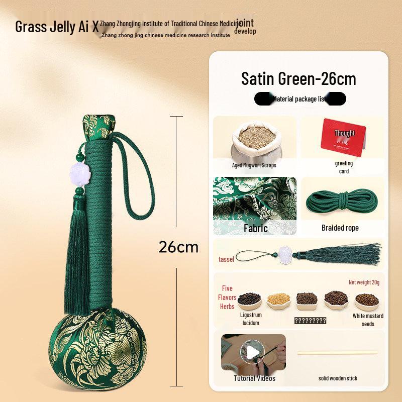 Mugwort Moxibustion Hammer DIY Kit - Handmade Gift for Chongyang Festival, Elderly & Team Activities