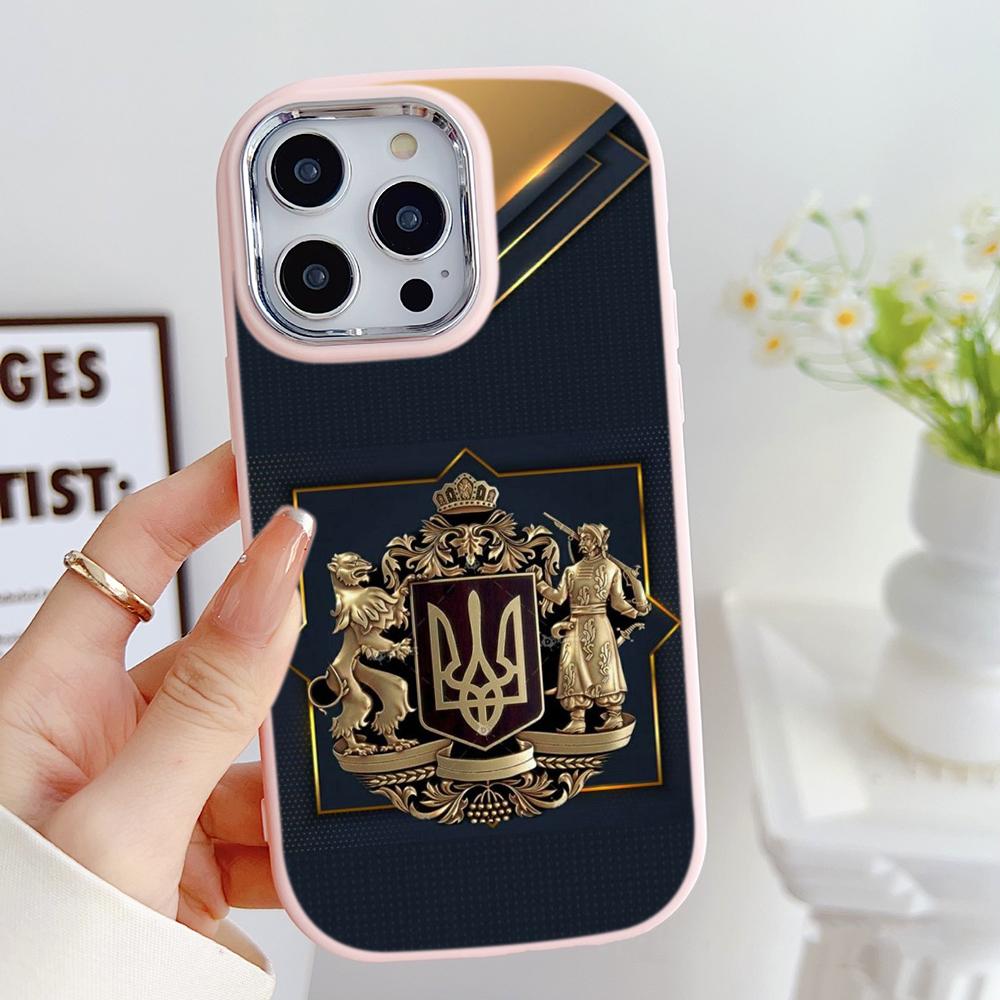 LZ26 Мягкий чехол для телефона с национальным гербом и флагом для Samsung S24 Ultra S23 Plus S21 A16 A54 A34 A05s Infinix Hot 40 30i, защитный противоударный чехол для объектива