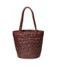 Elke Bloem Lagos Dark Brown Leather Tote Bag