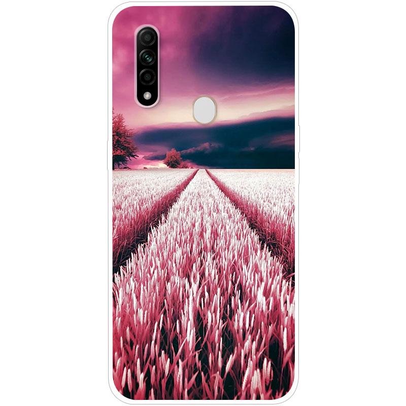 Для OPPO A31 OPPOA31 чехол Мягкая силиконовая задняя крышка чехол для телефона с рисунком Звездное небо