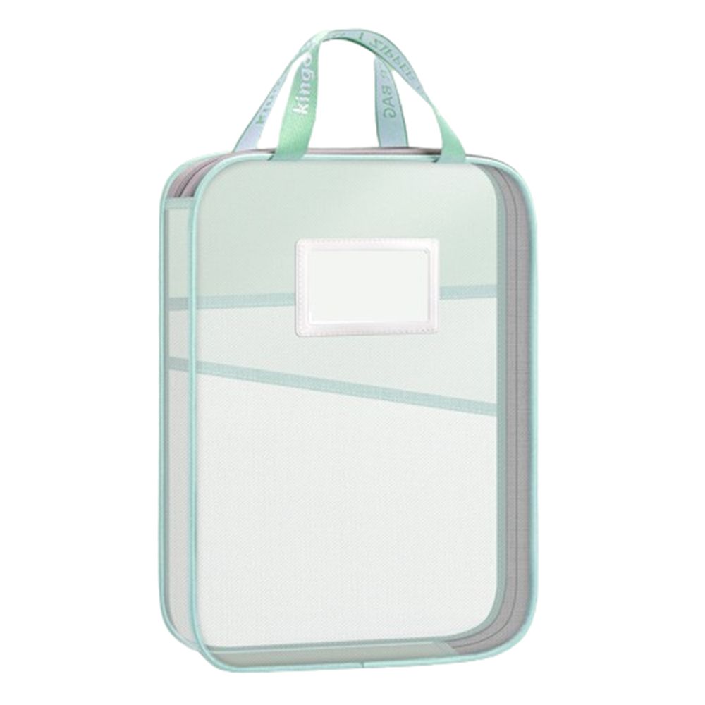 Утолщенная сетчатая сумка на молнии Многофункциональная сумка-папка для хранения контрольной бумаги Сумка для студентов