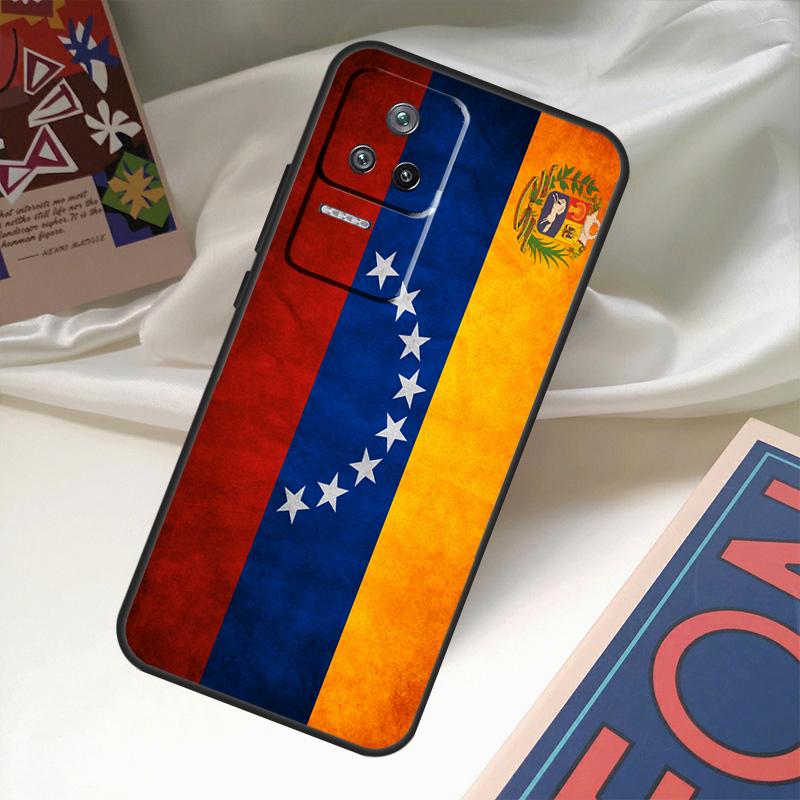 Venezuela Flag Coat Of Arms Case For Xiaomi 14 13 Ultra 12 Lite 11T 12T 13T Pro POCO M6 X3 X5 X6 Pro F3 F5 M5s Cover