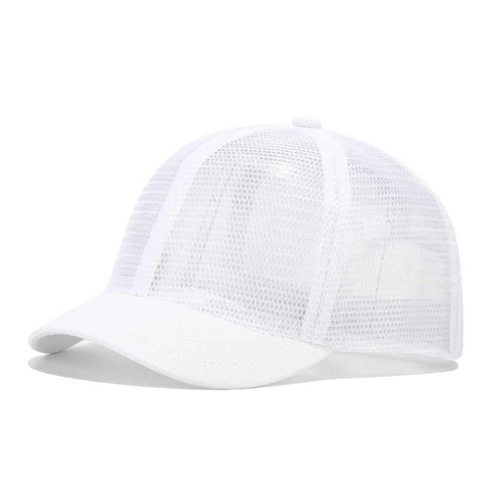 Дышащая кепка с козырьком, полностью сетчатая, повседневная бейсболка для мужчин
