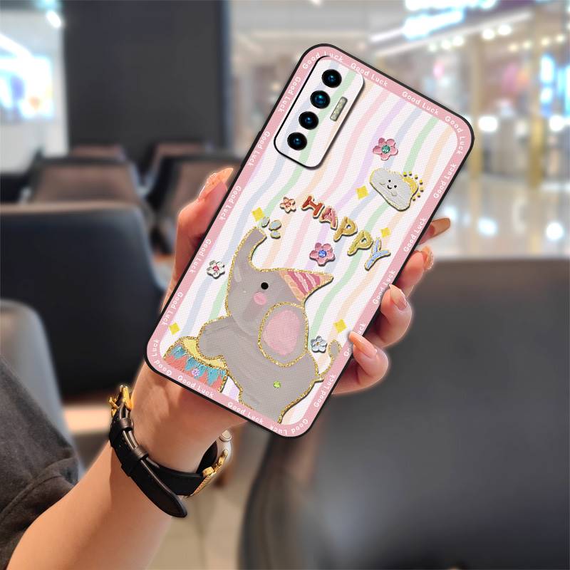 Прочный пылезащитный чехол для телефона Tecno Camon17P Противоударная задняя крышка Полная защита Ударопрочный Водонепроницаемый Силиконовый Мультяшный