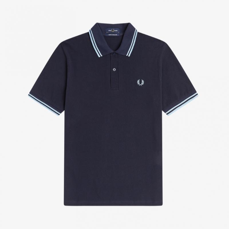 Fred Perry Рубашка Twin Tip Fred Perry Navy Ice Afpm2430012 795